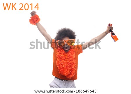 Dutch orange fan