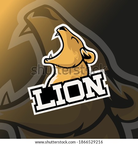 
lion esports team logo. suitable for your design