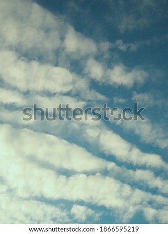 A bright sky and cloudy for background.
