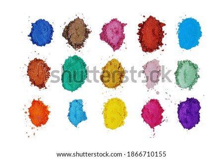 multi color mica pigment powder as colorful background    Royalty-Free Stock Photo #1866710155
