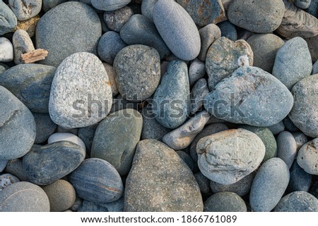 large sea stones by the sea