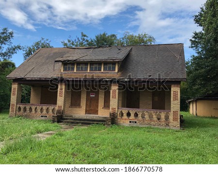 ugly house for sale, investor special
 Royalty-Free Stock Photo #1866770578