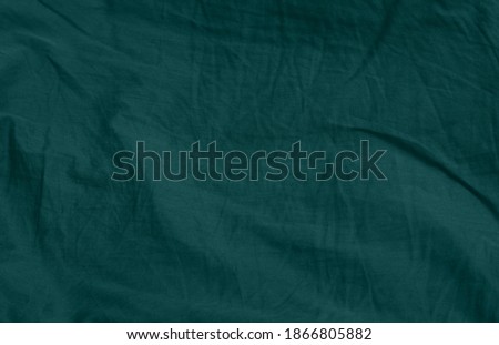 Tidewater green fabric texture. Tidewater colour textile background. Trendy colour 2021 year. Tidewater green background. Tidewater green color texture. Monochrome texture. Color 2021. Royalty-Free Stock Photo #1866805882