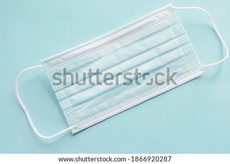 Facemask best prevention against coronavirus is a surgical mask stock photo