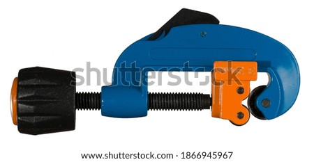 pipe cutter tool isolated on white background