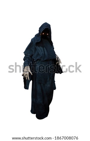 dark hood from specter costume for halloween