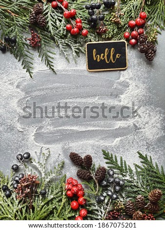 Hygge Christmas background. Happy new year 2021