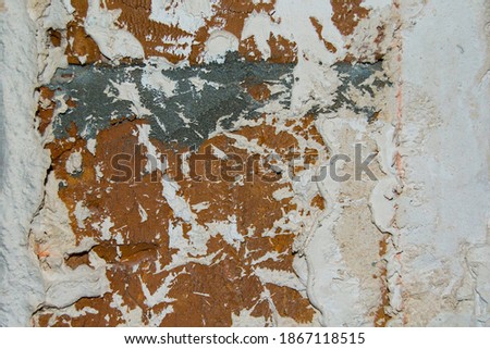 light concrete texture. pattern on brick wall