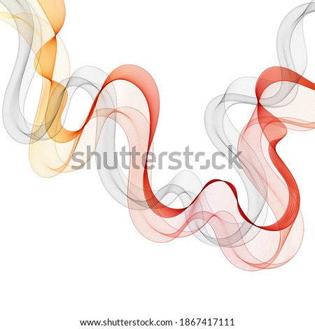 Abstract vector background. Design element - colored waves. red and black. Template for advertising, computer background