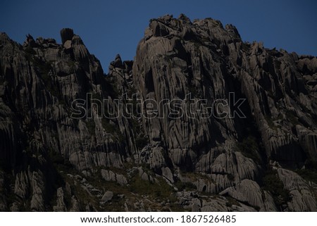 
itatiaia national park, located in the state of rio de janeiro, brazil. trails and crossings, in addition to abseiling and climbing, a place of exuberant and strong nature