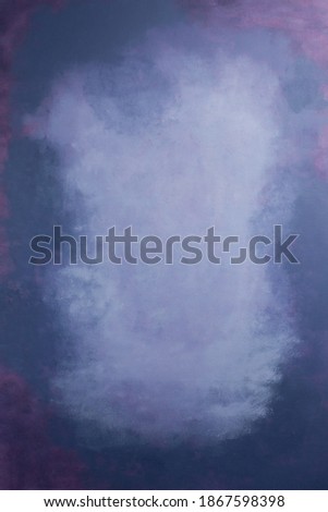 Purple handpainted backdrop with vignetting