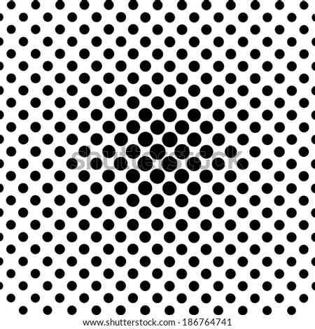 Vector halftone dots illustration 
