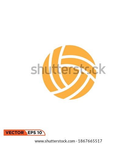 Icon vector graphic of Volley ball
