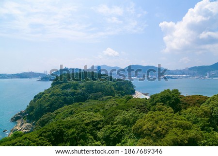 Beautiful view of Odongdo island, South Korea.