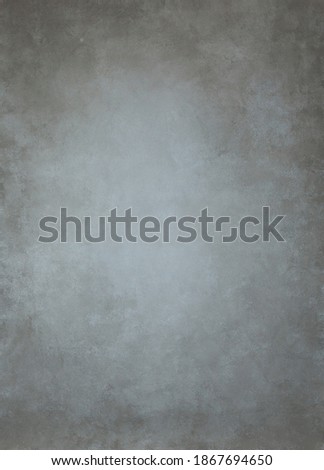 Gray hand painted backdrop with vignetting
