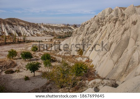 Beautiful landscape of Cappadocia. Turkey