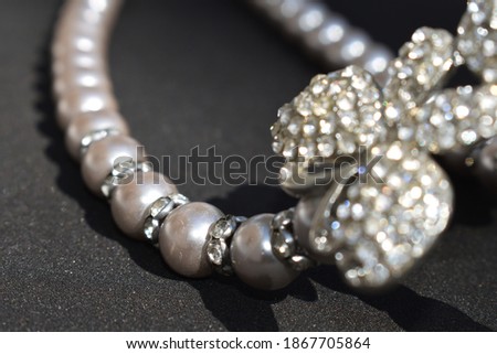 background picture butterfly with pearls and stones