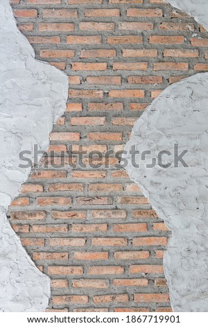 The pattern old bricks wall