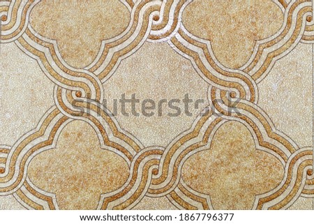 ceramic tiles, squares of different sizes, light brown pattern, volume, screen saver, background decoration
