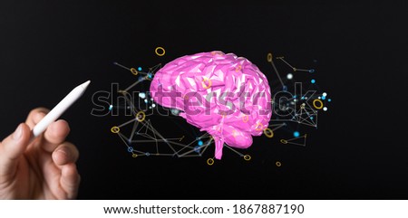 idea of intelligence brain ai digtal 3d artificial intelligence