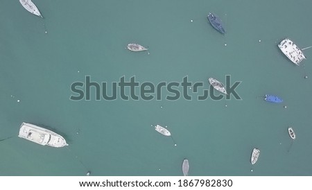 Boats in the turquoise sea