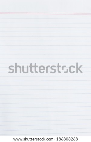 Striped notebook paper texture