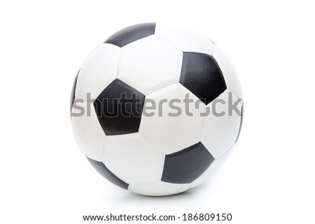 basicc soccer ball isolated on white background