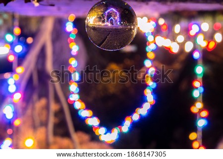 Christmas Lights in San Jose Suburb