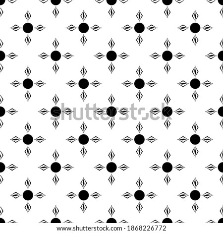 Abstract seamless pattern. Fashion graphic design. Modern stylish texture. Modern monochrome template for prints, textiles, wrapping, wallpaper, card, banner, business, etc. Vector illustration