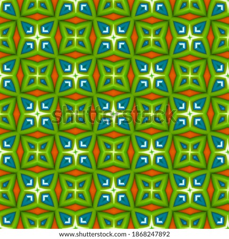 colorful symmetrical repeating patterns for textiles, ceramic tiles, wallpapers and designs