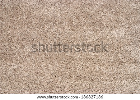 Texture of light brown fleecy carpet Royalty-Free Stock Photo #186827186