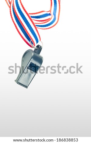 Whistle isolated on white