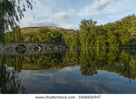 A landscape picture in jena at summer