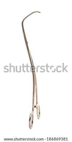 Surgical Operating tool isolated on white background
