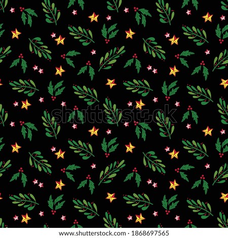 Christmas ornament background vector pattern