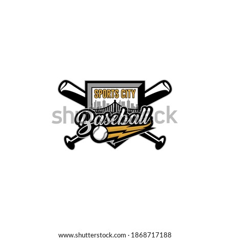 Baseball Softball Team Club Academy Championship Logo Template Vector