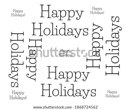 background of happy holidays, happy holidays style