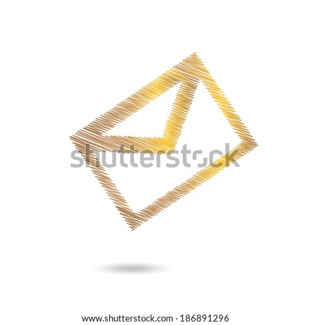 Mail line vector