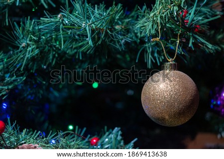 Christmas tree decoration. Christmas tree