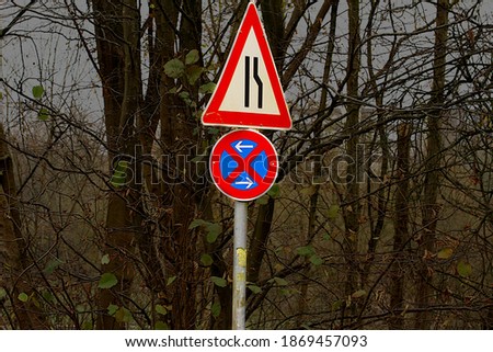 a traffic sign ban on parking