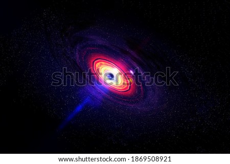 Neutron star in space. Elements of this image were furnished by NASA.