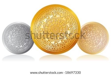 Gold, Silver and Bronze awards
