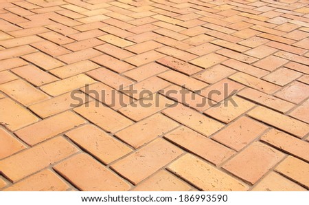 Paving slabs in the form of bricks. Background. Texture.
