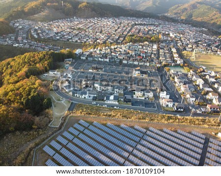 Photo of renewable energy residential area