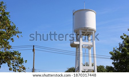 Water towers at Scott Air Force Base, SW - Royalty Free Stock 