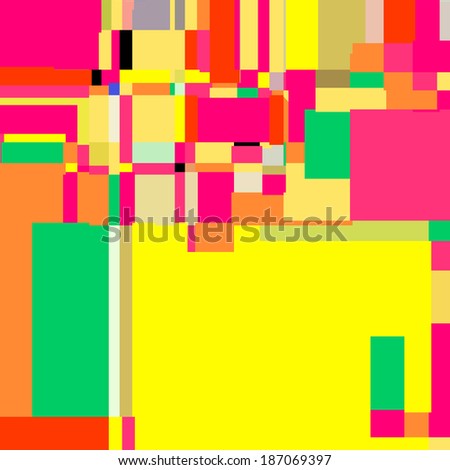 Abstract Style Background, colorful digital illustration.