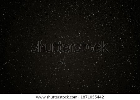 The night sky with the star