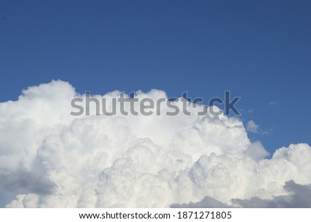 air clouds on the background