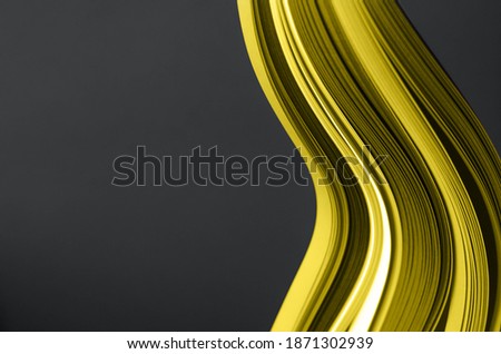 Abstract background in trending colors of 2021 - gray and yellow.