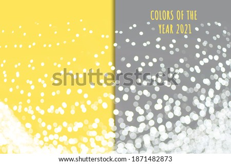 Abstract background with the color of the year 2021 yellow and gray. High quality photo